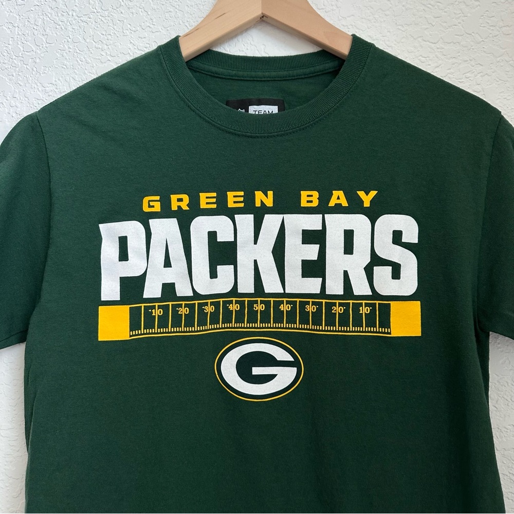 NFL Men’s Bay Packers Green Cotton Short Sleeve Graphic T-Shirt Size S - Picture 3 of 10